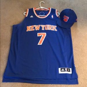 Adidas NY Knicks Jersey With Hat